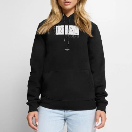 Real in white - Men's Premium Hoodie