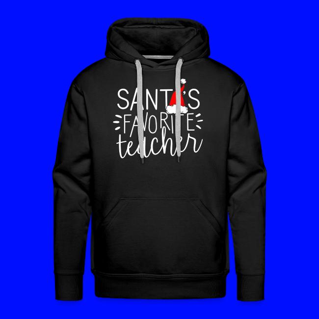 Santa's Favorite Teacher Christmas Teacher T-Shirt