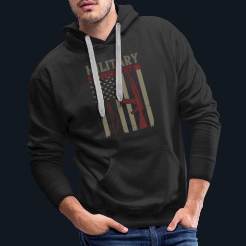 Military Strength - Men's Premium Hoodie