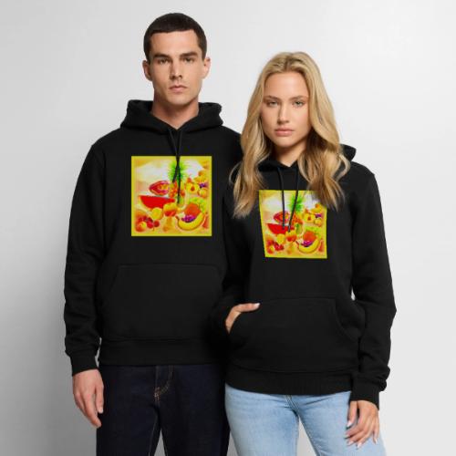 Exotic Tropical Fruits Painting. Buy Now - Men's Premium Hoodie