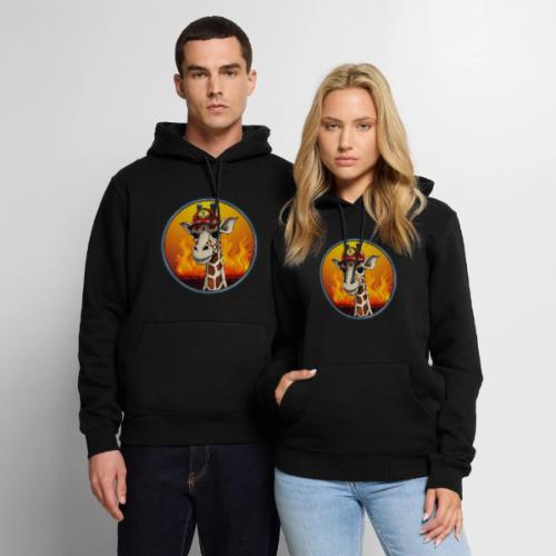 Giraffe Firefighter - Men's Premium Hoodie