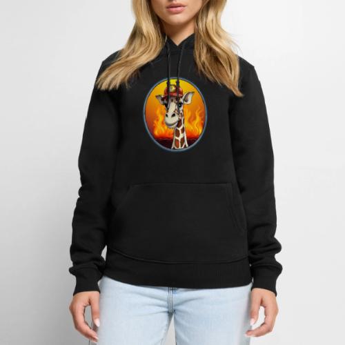Giraffe Firefighter - Men's Premium Hoodie
