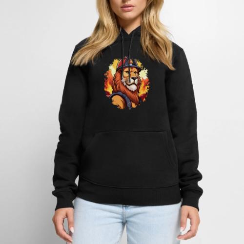 Fireman lion - Men's Premium Hoodie