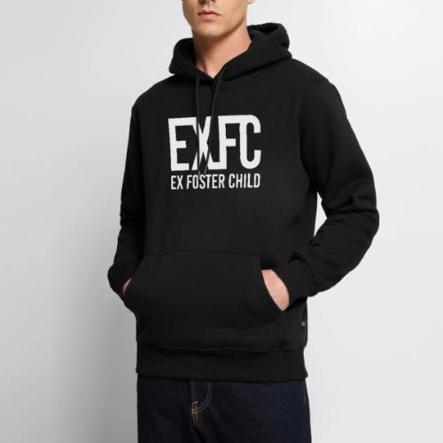 White EXFC logo png - Men's Premium Hoodie