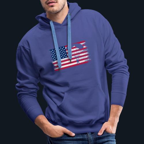 American paratrooper 1 - Men's Premium Hoodie