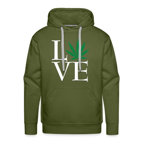 Love Weed - Men's Premium Hoodie