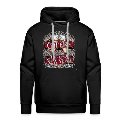 New Year's Champagne T-Shirt - Men's Premium Hoodie
