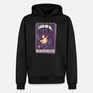 Blackcraft Vintage Death the Grim Reaper Kiss Taro' Men's Premium Hoodie |  Spreadshirt