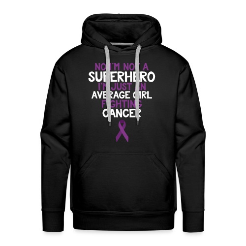 Cancer Fighter Superhero Girl - Men's Premium Hoodie