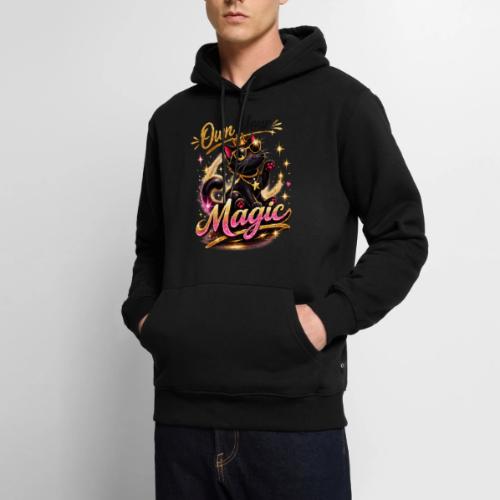 Own Your Magic – Glam Black Cat - Men's Premium Hoodie