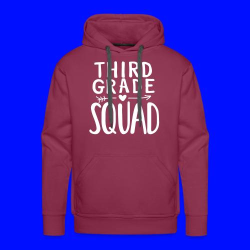 Third Grade Squad Teacher Team T-Shirts - Men's Premium Hoodie