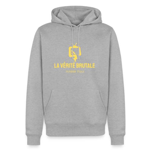 La Vérité Brutale - logo jaune - Men's Premium Hoodie