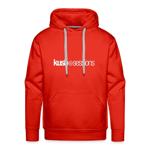KushSessions (white logo) - Men's Premium Hoodie