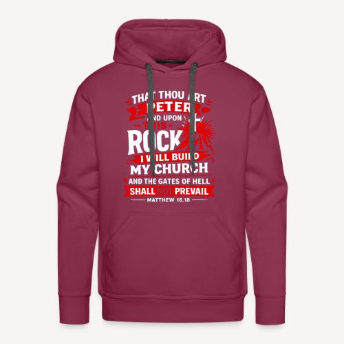 Matthew 16.18 - Men's Premium Hoodie