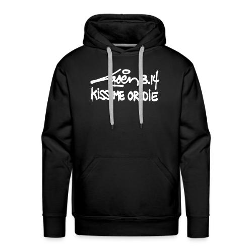 Laser 3.14: Kiss Me Or Die - Men's Premium Hoodie