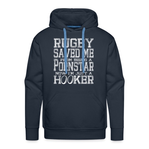 Rugby Im Just A Hooker - Men's Premium Hoodie
