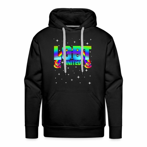 LGBT United saying gift ideas for homosexuals - Men's Premium Hoodie