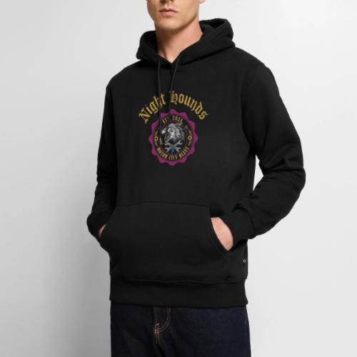 Night Hounds Wolf Patch - Men's Premium Hoodie