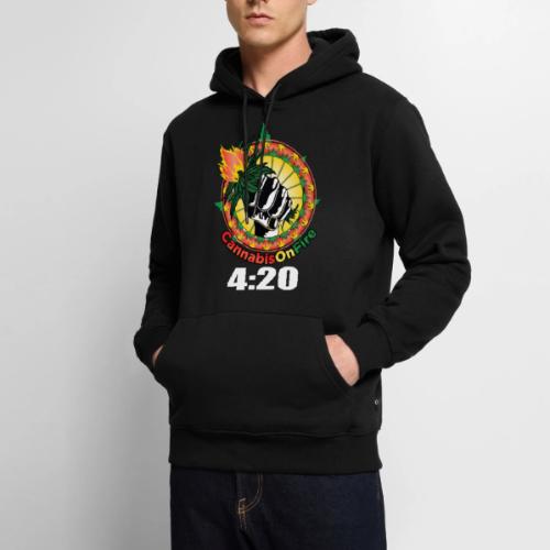 Wacky 420 Keep It Lit Time Weed Marijuana Design - Men's Premium Hoodie