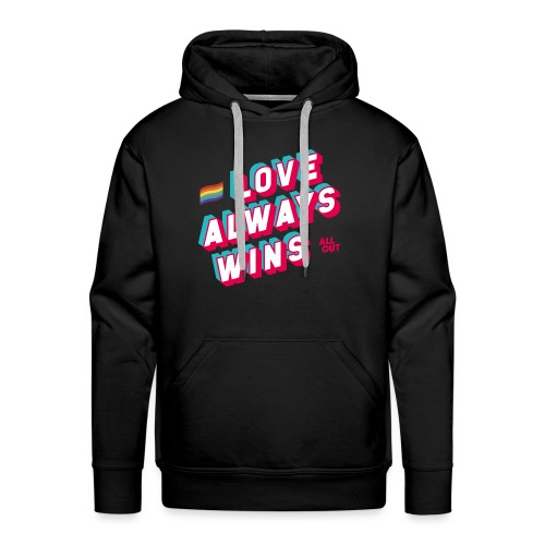 Love Always Wins - Men's Premium Hoodie