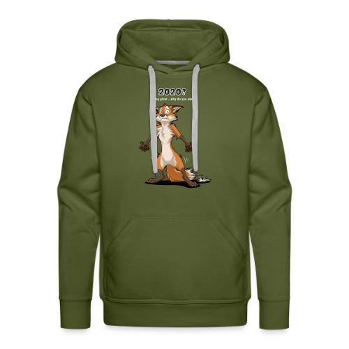 2020? Going great... (for dark backgrounds) - Men's Premium Hoodie