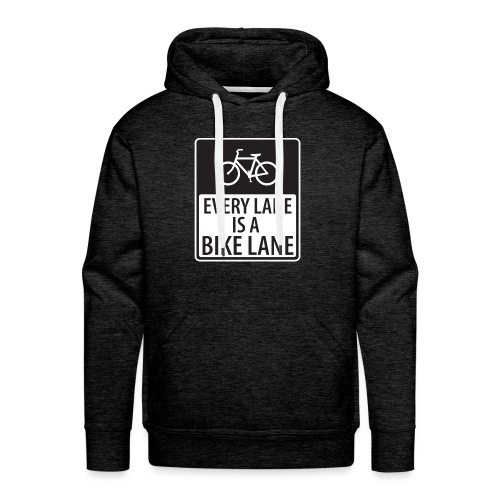 Every Lane is a Bike Lane - Men's Premium Hoodie
