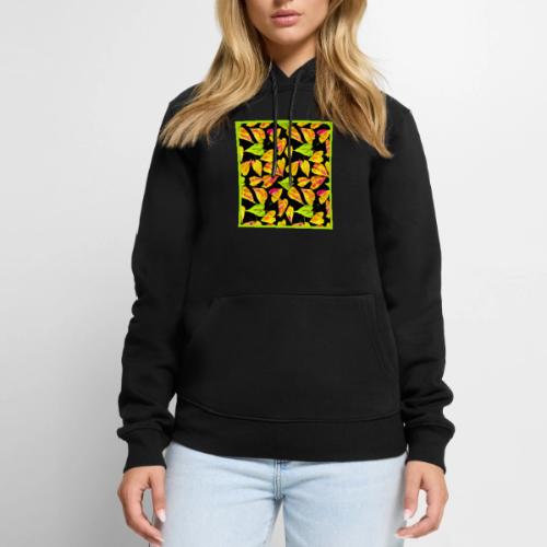 Neon Leaf Art Elegance - Men's Premium Hoodie