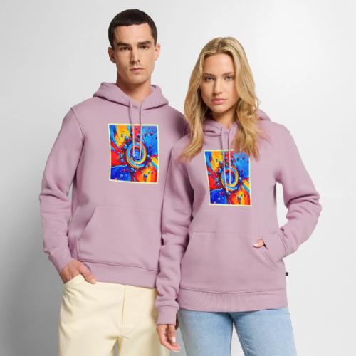 Vibrant Berry Vortex - Men's Premium Hoodie