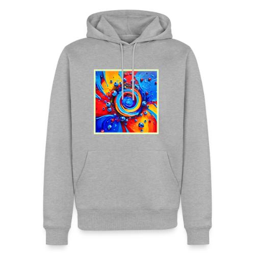Vibrant Berry Vortex - Men's Premium Hoodie