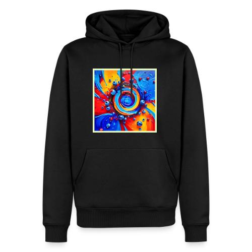 Vibrant Berry Vortex - Men's Premium Hoodie