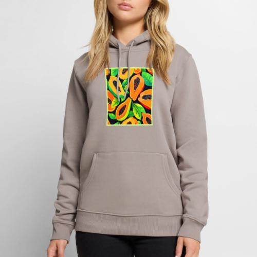 Tropical Papaya Paradise - Men's Premium Hoodie
