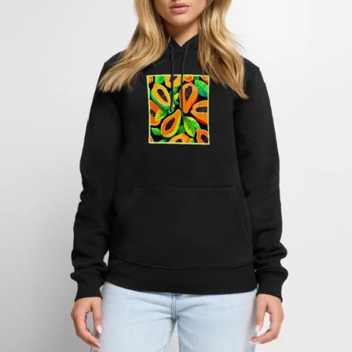 Tropical Papaya Paradise - Men's Premium Hoodie