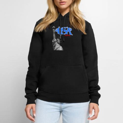 HAIL THE HEROES STATUE OF LIBERTY - Men's Premium Hoodie