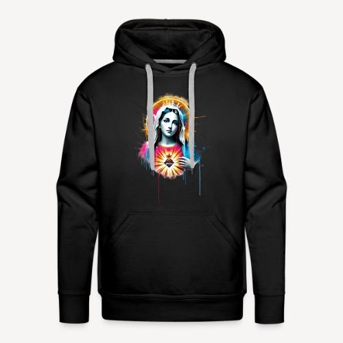Our Lady Street Art Style - Men's Premium Hoodie