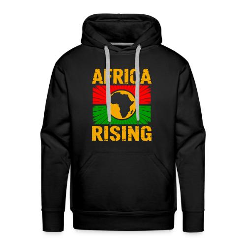 Africa Rising Vintage Continent Unity Design - Men's Premium Hoodie