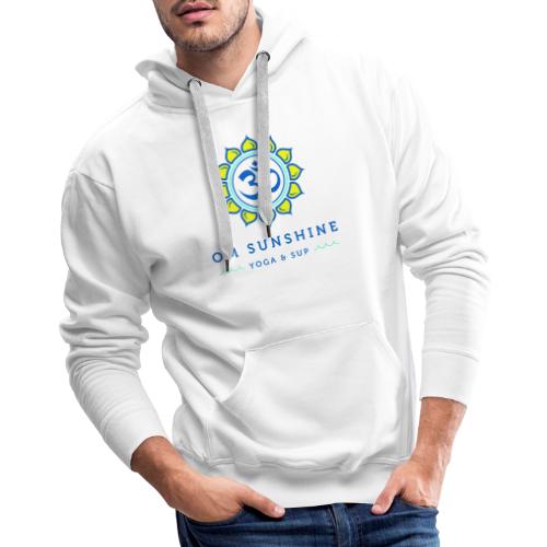 Om Sunshine Yoga transparent back original file - Men's Premium Hoodie