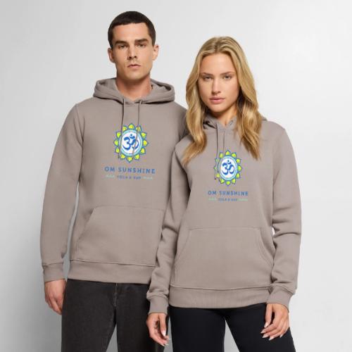 Om Sunshine Yoga transparent back original file - Men's Premium Hoodie