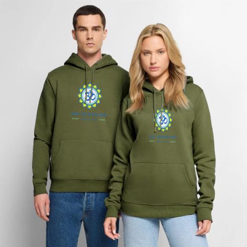 Om Sunshine Yoga transparent back original file - Men's Premium Hoodie