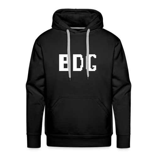 BDG 8-Bit Design White - Men's Premium Hoodie