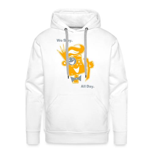 We Slay All Day Shiny Shirt Metallic Silver & Gold - Men's Premium Hoodie