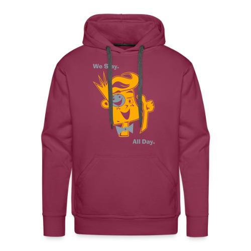 We Slay All Day Shiny Shirt Metallic Silver & Gold - Men's Premium Hoodie