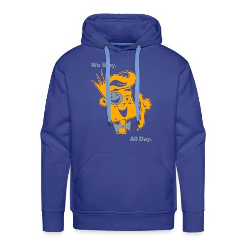 We Slay All Day Shiny Shirt Metallic Silver & Gold - Men's Premium Hoodie