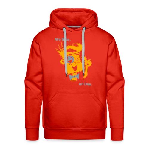 We Slay All Day Shiny Shirt Metallic Silver & Gold - Men's Premium Hoodie