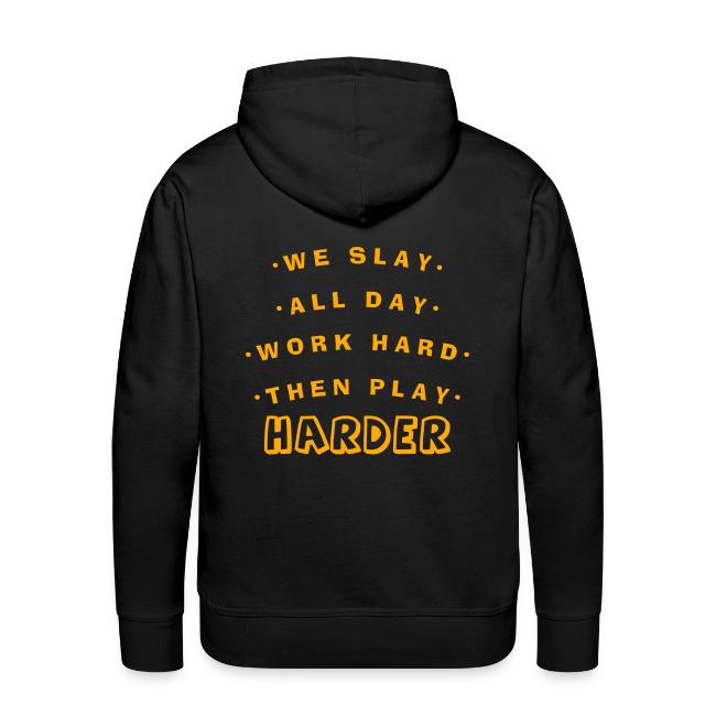 We Slay All Day Shiny Shirt Metallic Silver & Gold