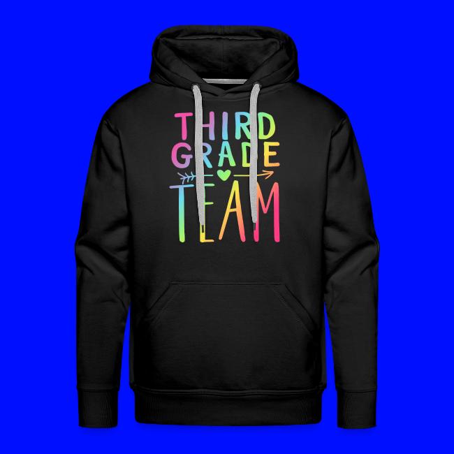 Third Grade Team Neon Rainbow Teacher T-Shirts