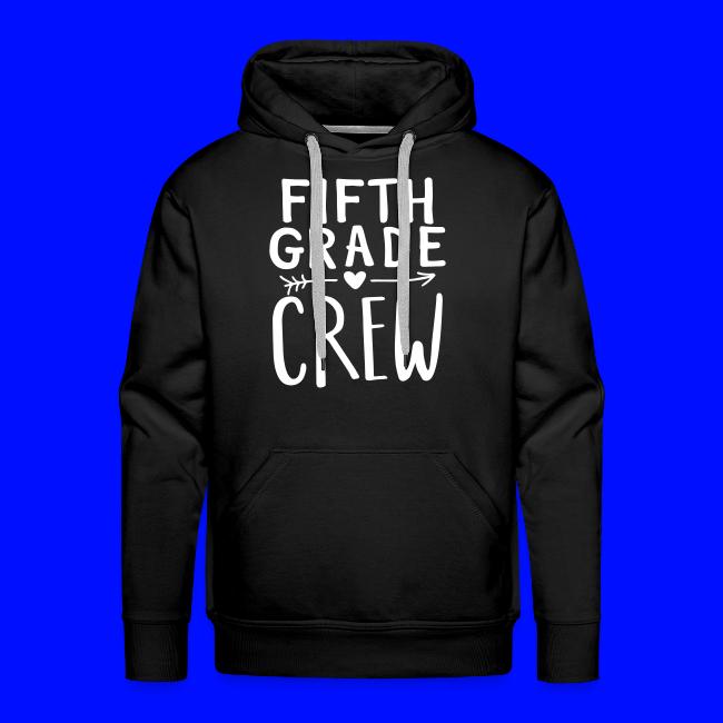 Fifth Grade Crew Heart Teacher T-Shirts