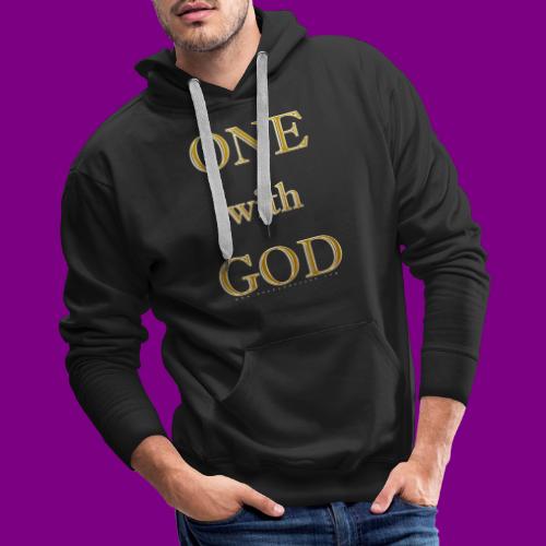 One with God - A Course in Miracles - Down - Men's Premium Hoodie