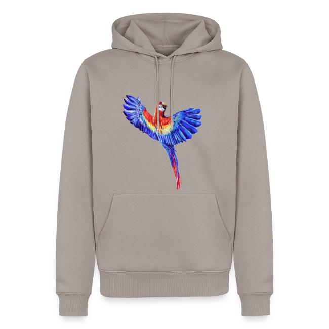 Scarlet macaw parrot