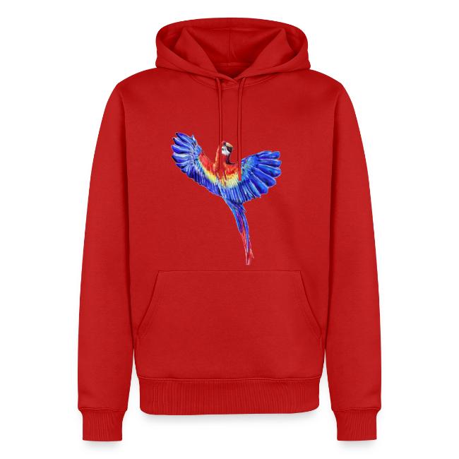 Scarlet macaw parrot