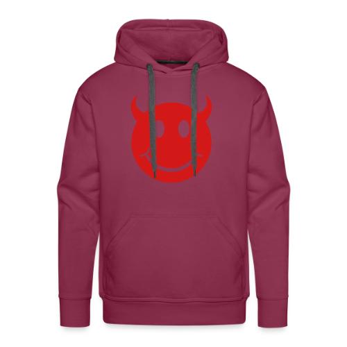 Smiley Devil Face - Men's Premium Hoodie